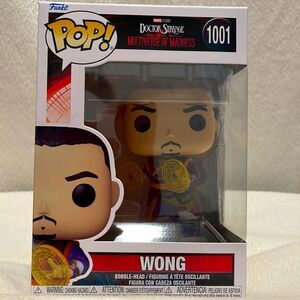Funko POP- Marvel- Doctor Strange- Wong Bobble-Head #1001- NWT